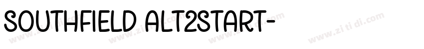 Southfield Alt2Start字体转换